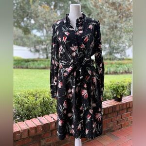 Rebecca Taylor Floral Silk Dress